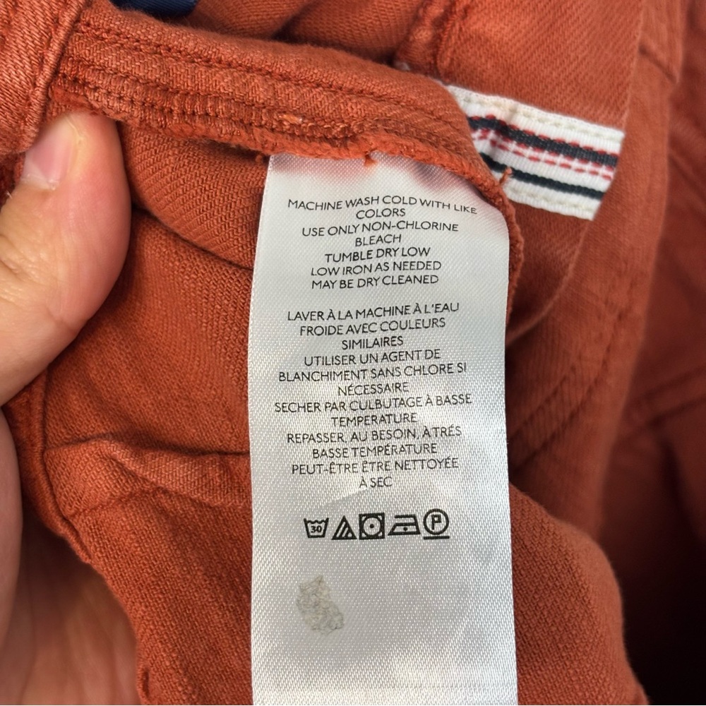 Pilcro Wide Leg Cargo Pants in Rust - Picture 12 of 13